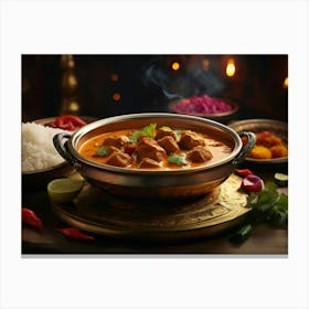 Indian Chicken Curry Canvas Print