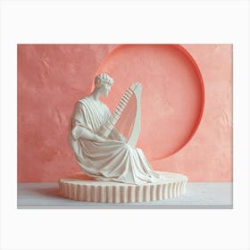 Harpist Canvas Print