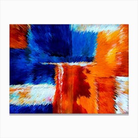 Acrylic Extruded Painting 45 Canvas Print