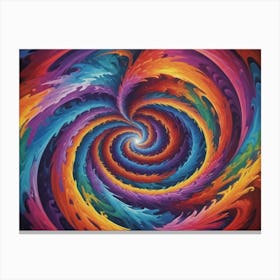 Spiral Swirl Canvas Print