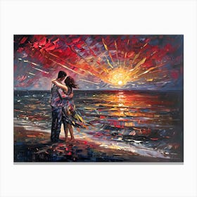 Sunset Love Canvas Print