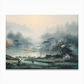 Asian Landscape Painting 10 Canvas Print