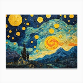 Starry Night ala Vincent Canvas Print