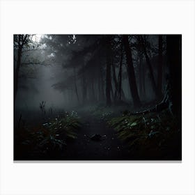 Dark Forest Canvas Print