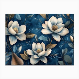 Pattern Blue Canvas Print