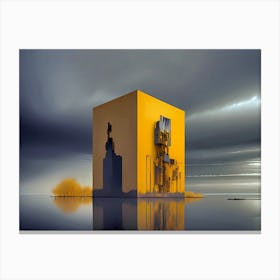 Yellow Building Canvas Print