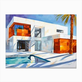 California House 10 Canvas Print