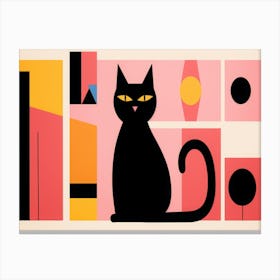 Cat art Canvas Print