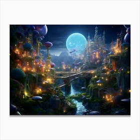 Fairytale City 2 Canvas Print