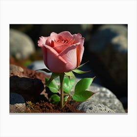 Pink Rose Canvas Print