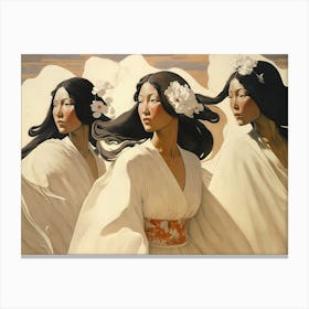 The Dance Of The Sisters Canvas Print
