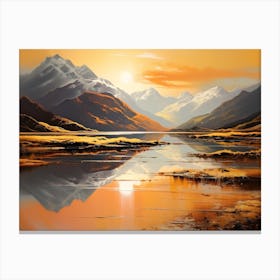 Mountain Reflected 16 Canvas Print