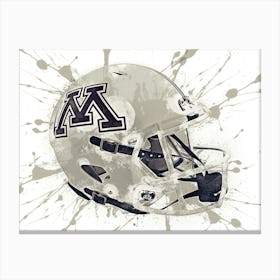 Minnesota Golden Gophers NCAA Helmet Poster Canvas Print