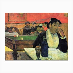 Night Café, Arles (1888), Paul Gauguin Canvas Print