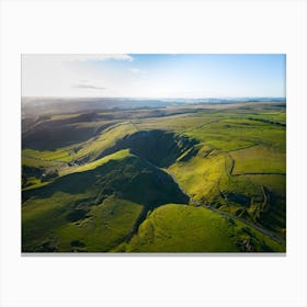 Aerial View Of The Moors 6 Canvas Print