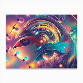 Psychedelic Art 45 Canvas Print