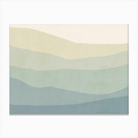 Abstract Mountains - Cg01 Canvas Print