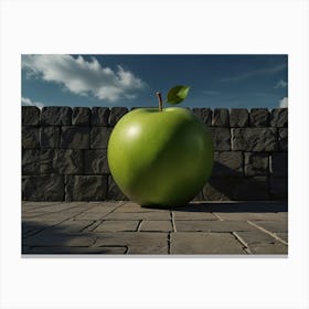 Green Apple Canvas Print