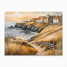 European Coastal Painting (15) Canvas Print