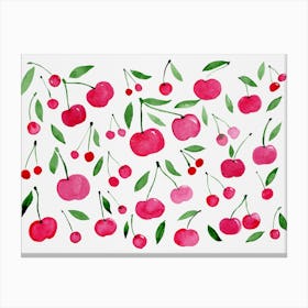 Cute Cherries Canvas Print