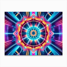 Abstract Psychedelic Art Canvas Print