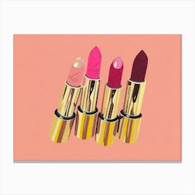 Lisa's Lipsticks Canvas Print