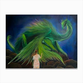 Green Dragon Canvas Print