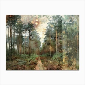 Forest Collage 3 Canvas Print