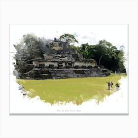 Altun Ha, Belize District, Belize Canvas Print