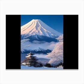 A Mountain In Japan Martin Dennis (1) Canvas Print