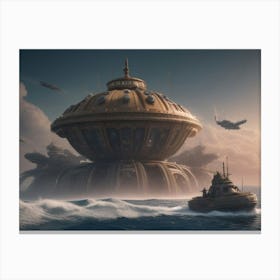 Atlantis Mothership Canvas Print