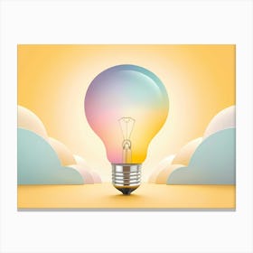 Light Bulb Canvas Print