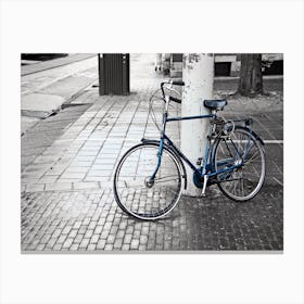 Amsterdam Blue Bike Canvas Print