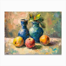 Contemporary Artwork Inspired By Paul Cezanne 4 Canvas Print