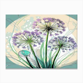 Allium 17 Canvas Print