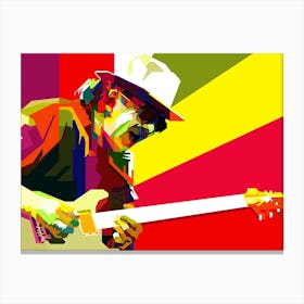 Carlos Santana Latin Guitarist Musician Canvas Print