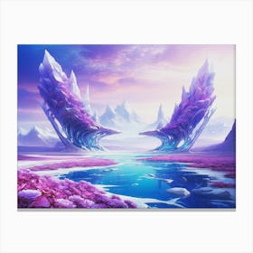 Ice Statues Canvas Print