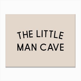 Little Man Cave Canvas Print
