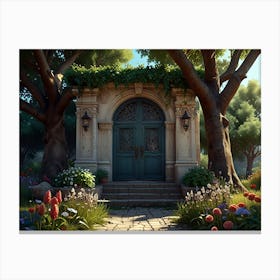 Door To The Garden Canvas Print