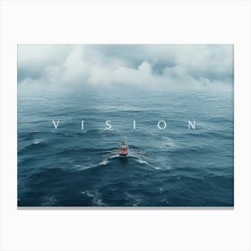 Vision Quote Canvas Print