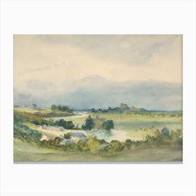 View Of A Village Canvas Print