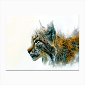 Small Wild Cat - Lynx Haven Canvas Print