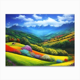 Landscape Painting 7 Canvas Print