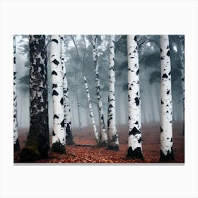 Birch Forest 121 Canvas Print