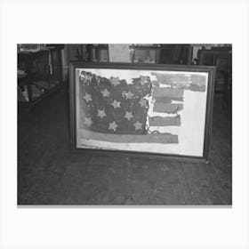 One Of Two Revolutionary War Flags In Existence, This One Was Carried At The Battle Of Stoney Point, General Posey Canvas Print
