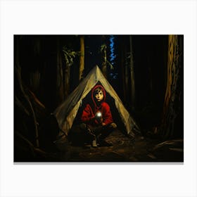 Boys In Woods 5 Fy H Canvas Print