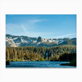 Crystal Crag From Twin Lakes Canvas Print
