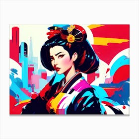 Geisha 118 Canvas Print