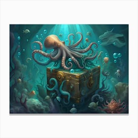 Octopus Canvas Print