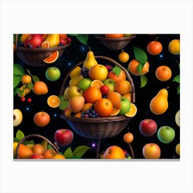 Fruit Baskets 1 Canvas Print